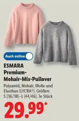 Lidl ESMARA Premium-Mohair-Mix-Pullover Angebot