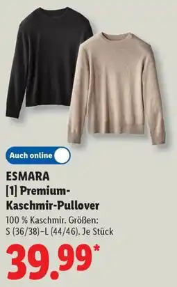 Lidl ESMARA [1] Premium-Kaschmir-Pullover Angebot
