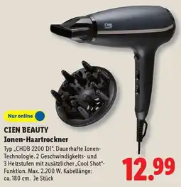 Lidl CIEN BEAUTY Ionen-Haartrockner Angebot