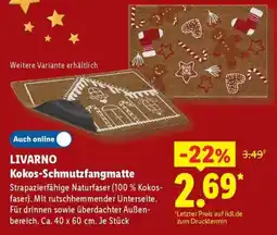 Lidl LIVARNO Kokos-Schmutzfangmatte Angebot