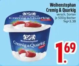 Edeka Scherer Weihenstephan Cremig & Quarkig Angebot