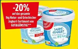 Edeka Scherer Joghurt-Sortiment von GUT&GÜNSTIG! Angebot