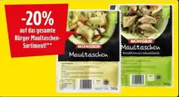 Edeka Scherer Bürger Maultaschen Angebot