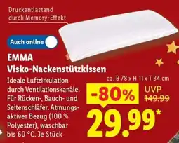 Lidl EMMA Visko-Nackenstützkissen Angebot