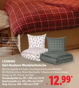 Lidl LIVARNO Edel-Renforcé-Wendebettwäsche Angebot