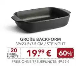 Edeka Scherer GROßE BACKFORM STEINGUT Angebot
