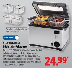 Lidl SILVERCREST Edelstahl-Fritteuse Angebot