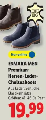 Lidl ESMARA MEN Premium-Herren-Leder-Chelseaboote Angebot