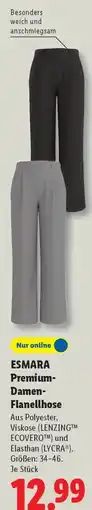 Lidl ESMARA Premium-Damen-Flanellhose Angebot