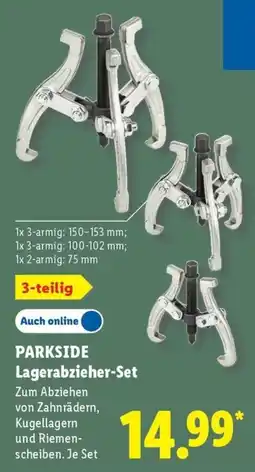 Lidl PARKSIDE Lagerabzieher-Set Angebot
