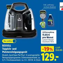 Lidl BISSELL Teppich- und Polsterreinigungsgerät Angebot