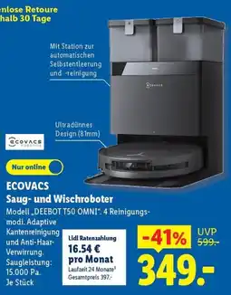 Lidl ECOVACS Saug- und Wischroboter Angebot