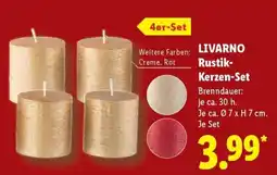 Lidl LIVARNO Rustik-Kerzen-Set Angebot