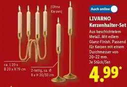 Lidl LIVARNO Kerzenhalter-Set Angebot