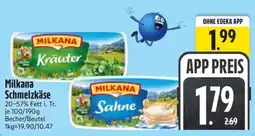 Edeka Scherer Milkana Schmelzkäse Angebot