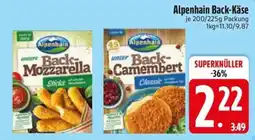 Edeka Scherer Alpenhain Back-Käse Angebot