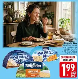 Edeka Scherer Bergader Käse Bavaria blu, Almzeit oder Lieblings-Käse Angebot