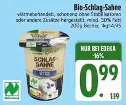 Edeka Scherer Bio-Schlag-Sahne Angebot