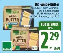 Edeka Scherer EDEKA Bio Weide-Butter Angebot