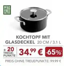 Edeka Scherer Kochtopf mit Glasdeckel Angebot