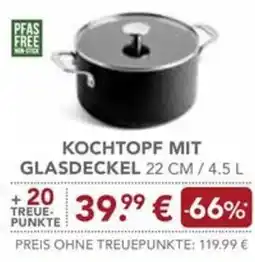 Edeka Scherer Kochtopf mit Glasdeckel Angebot
