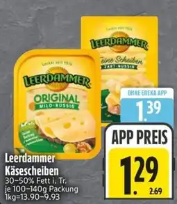 Edeka Scherer Leerdammer Käsescheiben Angebot