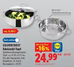 Lidl SILVERCREST Edelstahl-Topf Angebot