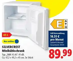 Lidl SILVERCREST Minikühlschrank Angebot