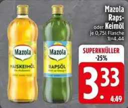 Edeka Scherer Mazola Raps-Keimöl Angebot