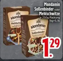 Edeka Scherer Mondamin Soßenbinder oder Mehlschwitze Angebot