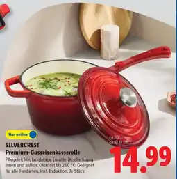 Lidl SILVERCREST Premium-Gusseisenkasserolle Angebot