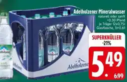 Edeka Scherer Adelholzener Mineralwasser Angebot
