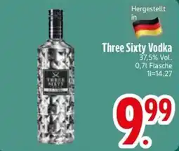 Edeka Scherer Three Sixty Vodka Angebot