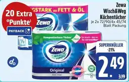 Edeka Scherer Zewa Wisch&Weg Küchentücher Angebot
