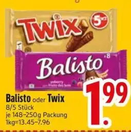 Edeka Scherer Balisto oder Twix Angebot