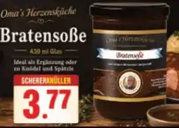 Edeka Scherer Oma's Herzensküche Bratensoße Angebot