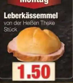 Edeka Scherer Leberkässemmel von der Heißen Theke Angebot