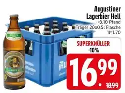 Edeka Scherer Augustiner Lagerbier Hell Angebot
