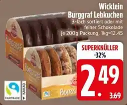 Edeka Scherer Wicklein Burggraf Lebkuchen Angebot