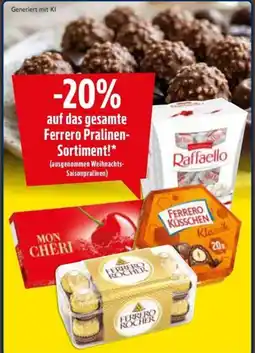 Edeka Scherer Ferrero Pralinen-Sortiment Angebot