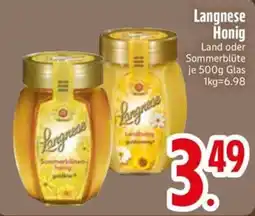 Edeka Scherer Langnese Honig Angebot