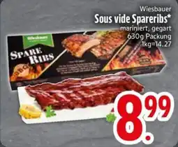 Edeka Scherer Wiesbauer Sous vide Spareribs Angebot