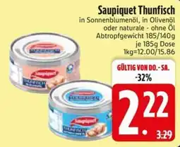 Edeka Scherer Sauipiquet Thunfisch Angebot
