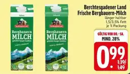 Edeka Scherer Berchtesgadener Land Bergbauern-Milch Angebot