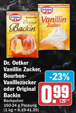 HIT Dr. Oetker Vanillin Zucker Angebot