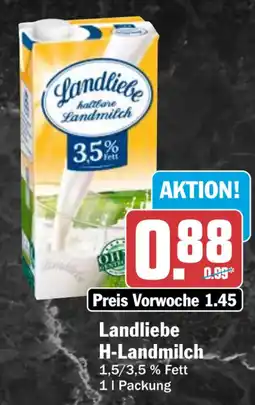 HIT Landliebe H-Landmilch Angebot