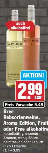 HIT Bree Rebsortenweine, Aroma Edition, Fruit oder Free alkoholfrei Angebot
