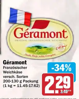 HIT Géramont Französischer Weichkäse Angebot