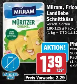 HIT Milram, Fricolandliebe Schnittkäse Angebot