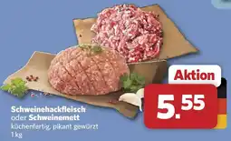 Combi Schweinehackfleisch oder Schweinemett Angebot